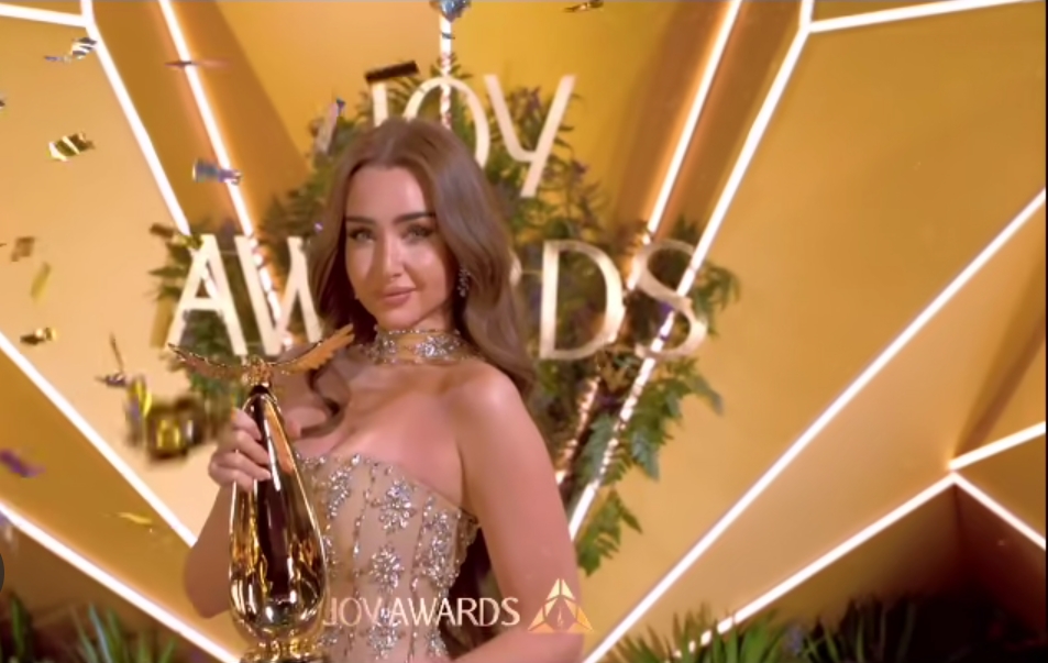الممثلة هنا الزاهد الممثلة المفضلةبـ جوي أورد joy awards 2025