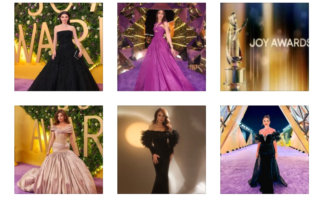 إطلالات بعض النجمات على السجادة الخزامية لحفل جوي اورد Joy Awards 2025